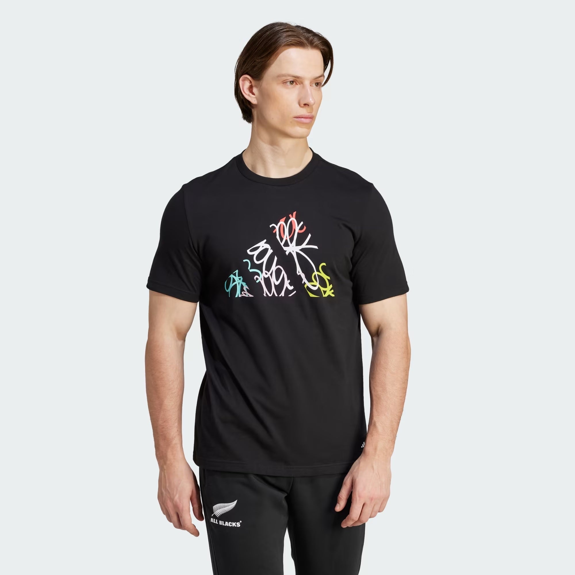 All black adidas shirt on sale