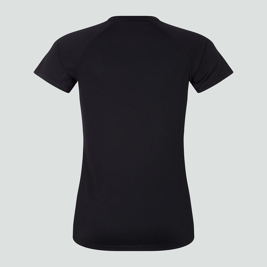 Damen Vapodri Super Light Tee Schwarz/Grau
