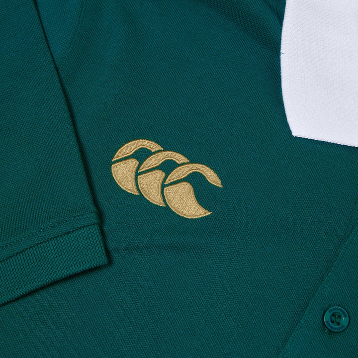 Canterbury Herren Rugby Irland 150. Jubiläums-Poloshirt Grün