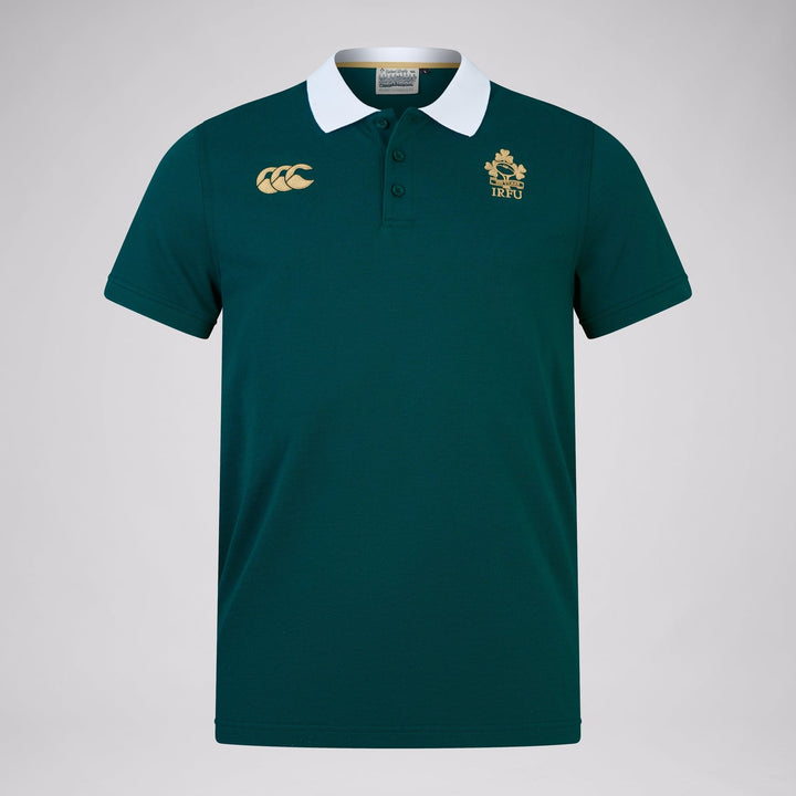 Canterbury Herren Rugby Irland 150. Jubiläums-Poloshirt Grün