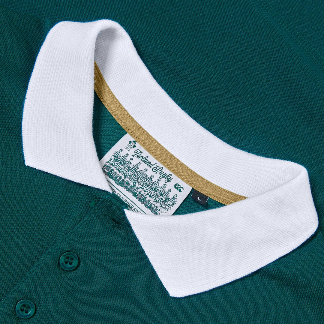 Canterbury Herren Rugby Irland 150. Jubiläums-Poloshirt Grün