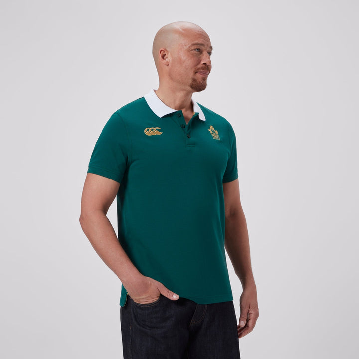 Canterbury Herren Rugby Irland 150. Jubiläums-Poloshirt Grün
