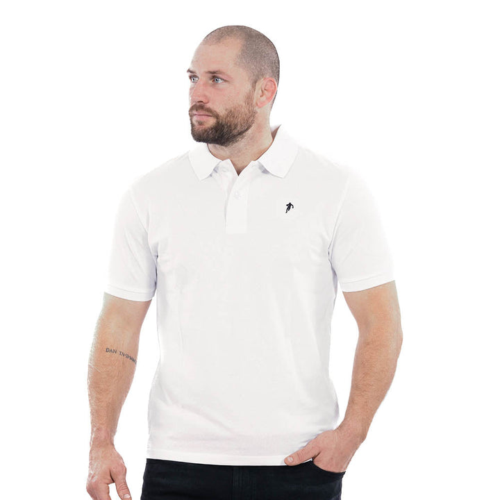 Ruckfield Essentiel polo med korte ærmer i hvid