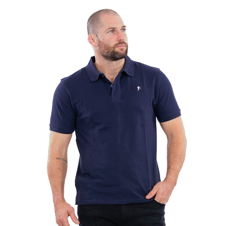 Ruckfield Essentiel Polo mit Kurzen Ärmeln Navy