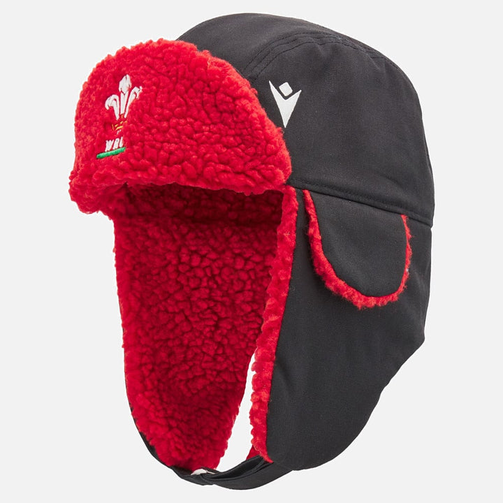 Wales Rugby Trappermütze