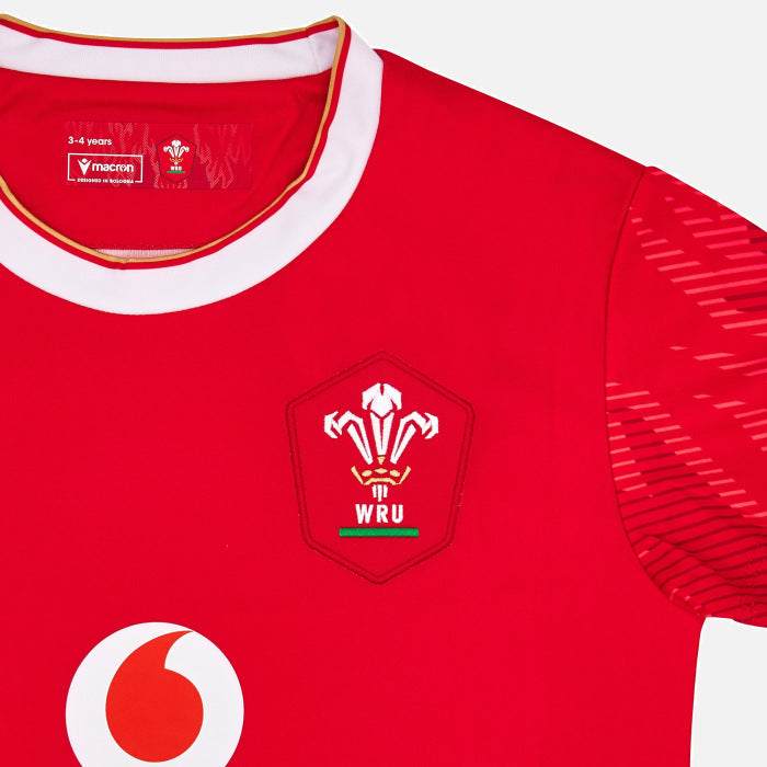 Wales Rugby Replica Heimtrikot Kinder