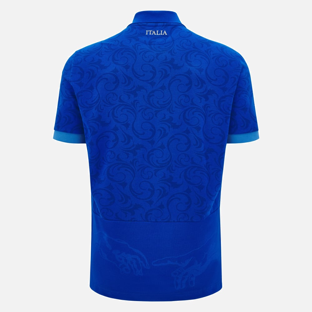 Italien Rugby Baumwoll Replik Heimtrikot Herren