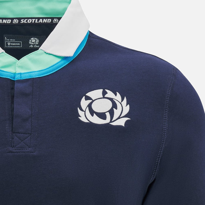 Schottland Rugby 2024/25 Heim Kurzarm Baumwollshirt