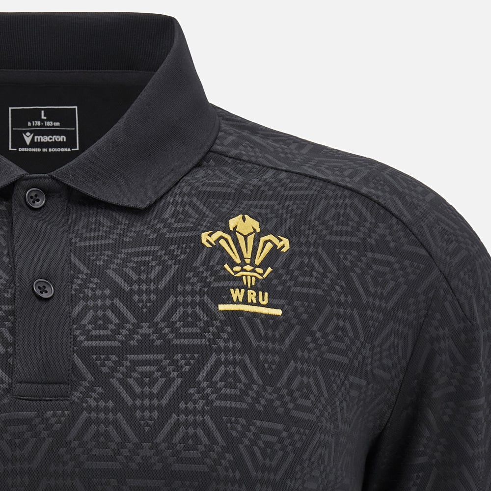 Wales Rugby Travel Polo Herren