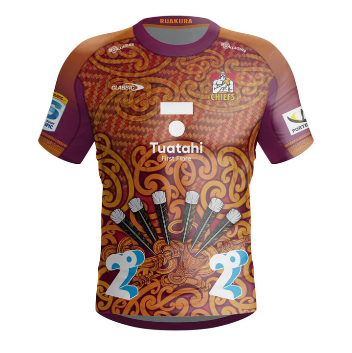 Chiefs Super Rugby Herren Trainingsshirt 2024