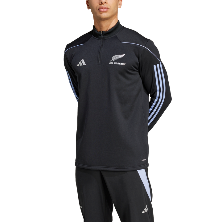 All Blacks Rugby LS Fleece Top Herren Blue Spark