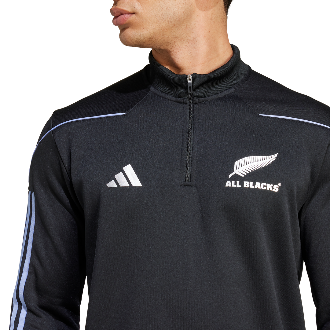 All Blacks Rugby LS Fleece Top Herren Blue Spark