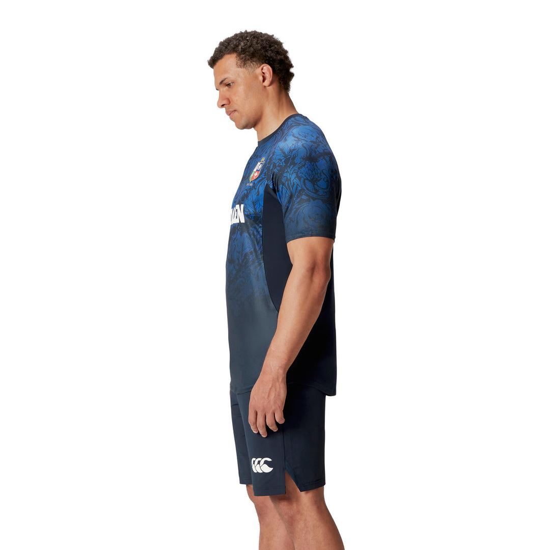Canterbury British & Irish Lions Superlight T-Shirt Herren Marineblau