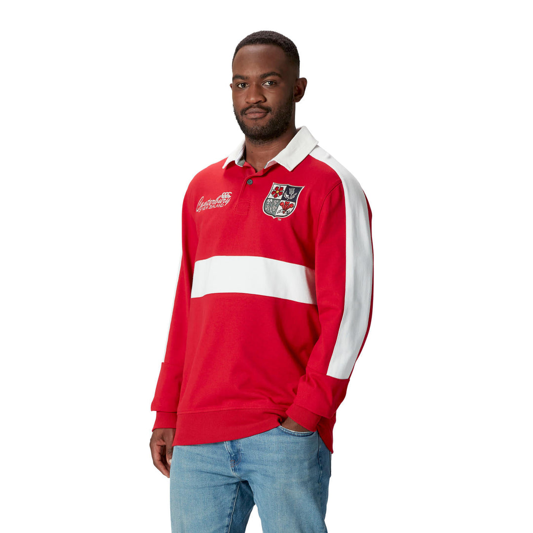 British & Irish Lions Heritage OS Poloshirt Langarm Unisex