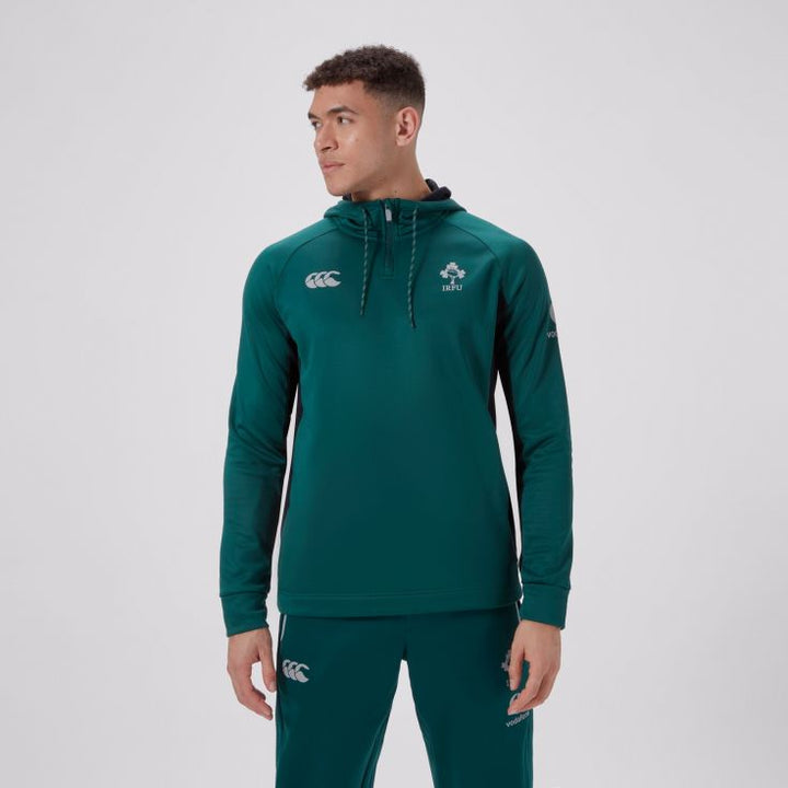Canterbury Irland 2024/25 Trainings-Hoodie mit Reißverschluss Grün