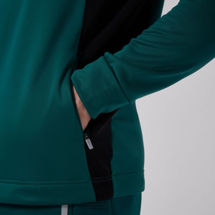 Canterbury Irland 2024/25 Trainings-Hoodie mit Reißverschluss Grün