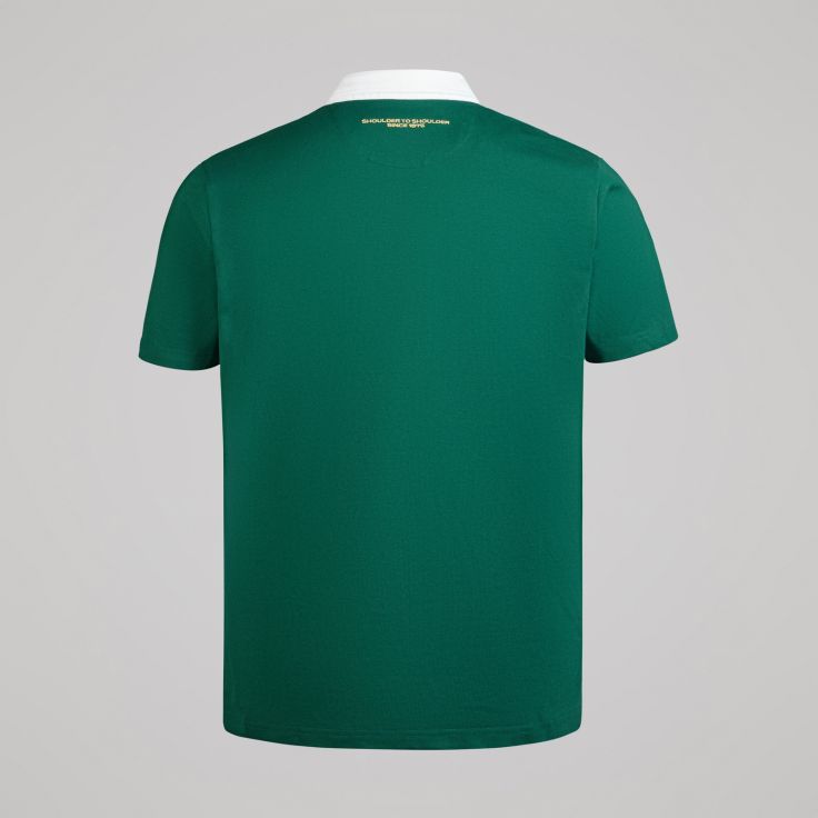 Rugby Irland 150. Jubiläums-Heimtrikot Kurzarm Herren Grün