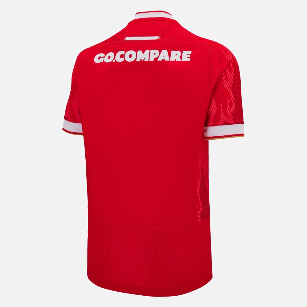 Wales Rugby Replica Heimtrikot Herren
