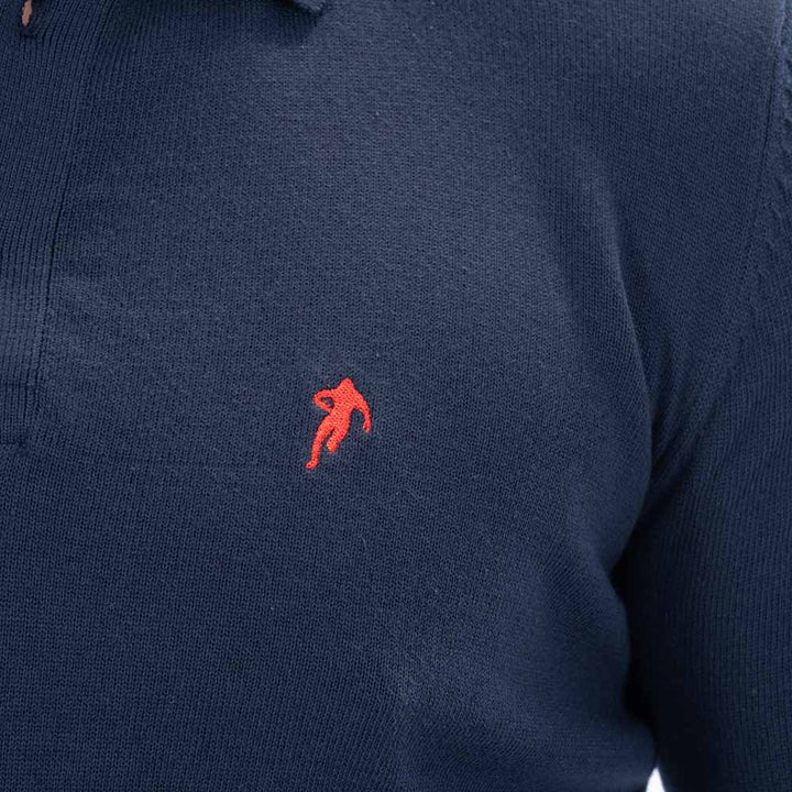 Ruckfield Vichy Polopullover Navy