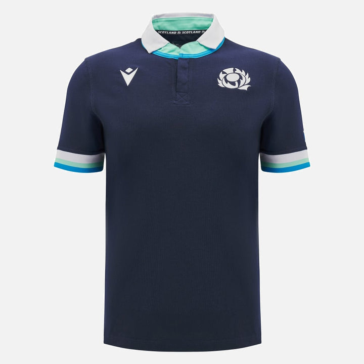 Schottland Rugby 2024/25 Heim Kurzarm Baumwollshirt