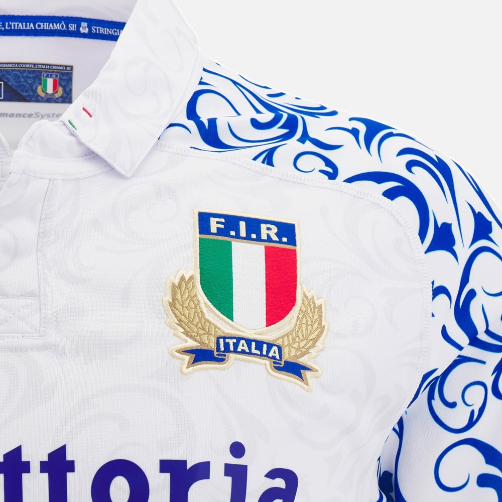 Italien Rugby Replica Auswärtstrikot Kinder