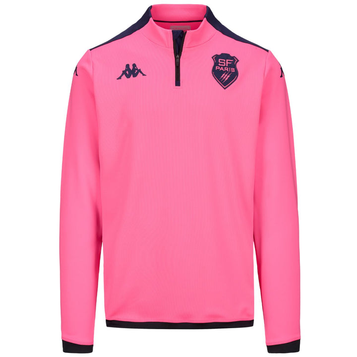 Stade Français Paris 24/25 Ablas Pro 8 Sweatshirt Herren Rosa