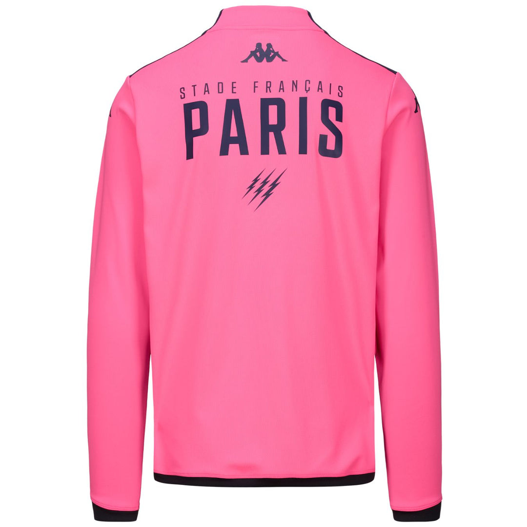 Stade Français Paris 24/25 Ablas Pro 8 Sweatshirt Herren Rosa