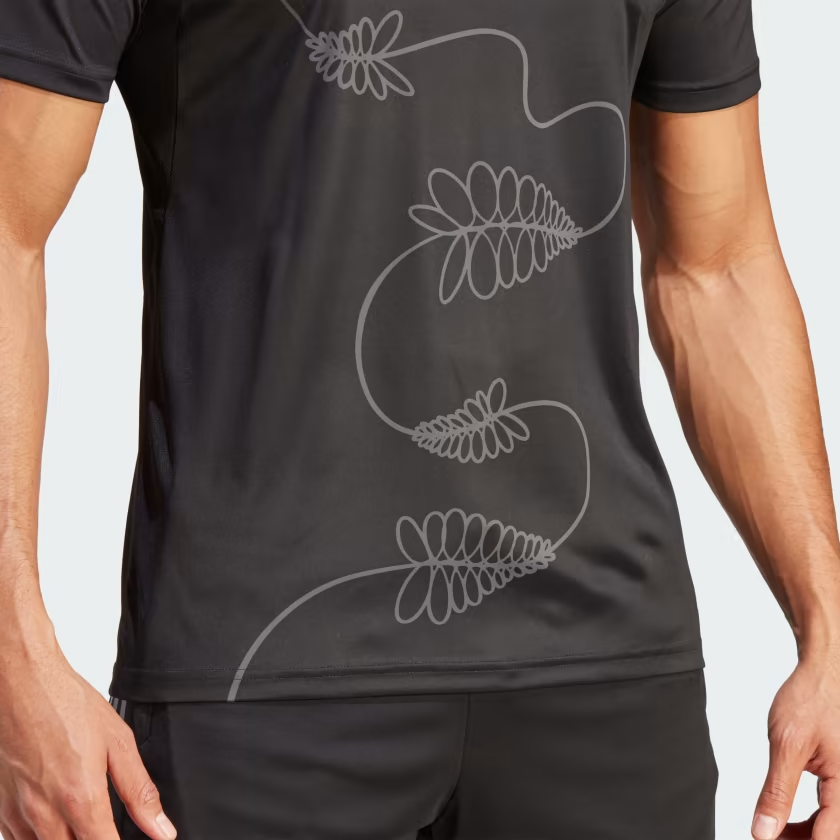 Adidas All Blacks Rugby Performance T shirt