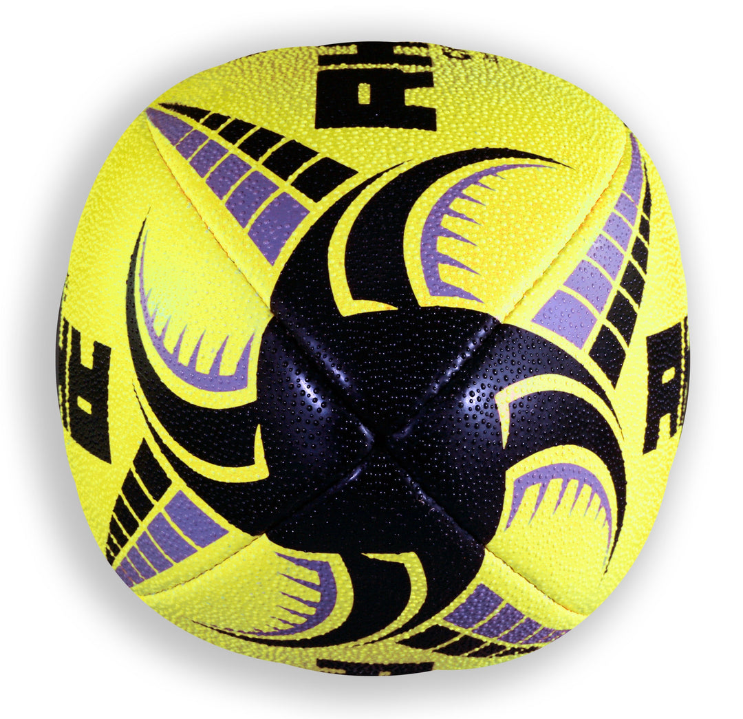 Rhino Cyclone Rugbyball Fluoreszierend Gelb Größe 4