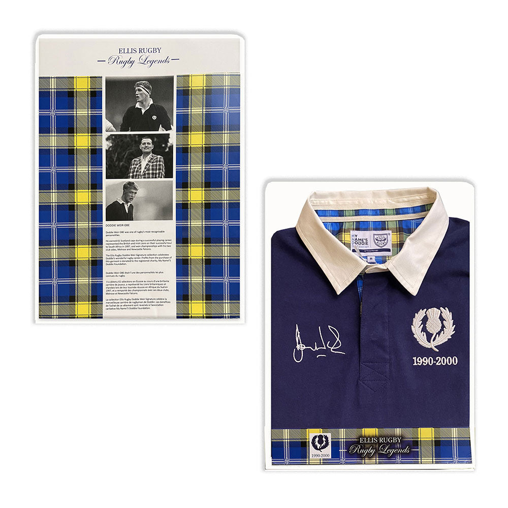 Doddie Weir Scotland rugby poloshirt 